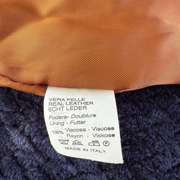 Leather Factory Firenze Made in Italy Lightweight Leather Jacket Woman's M -K184 - Picture 5 of 6